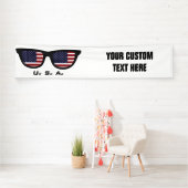 U.S. A. Shades benutzerdefinierte Text- und Farbba Banner (Insitu)