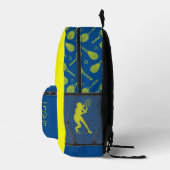 U.S.A Tennis Design Backpack  Bedruckter Rucksack (Rechts)