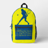 U.S.A Tennis Design Rucksack (Vorderseite)