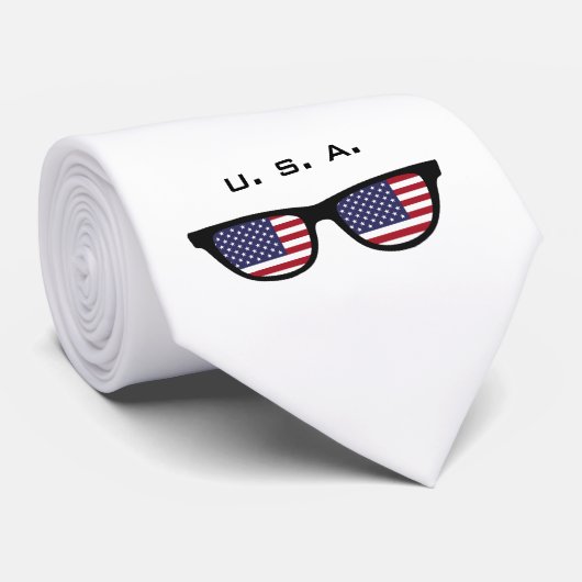 U. S. A. Überträgt benutzerdefinierte Text- und Fa Krawatte (Gerollt)