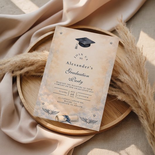 U.S. Air Force Graduation Party Einladung