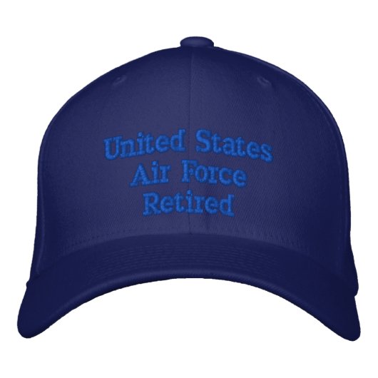 U.S.AIR FORCE RETIRED BESTICKTE KAPPE (Vorderseite)