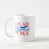 U.s. Air Force Spouse – Proud Military Wife Husban Kaffeetasse (Links)