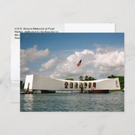 U.S. Arizona Memorial, Honolulu, HI - Postkarte