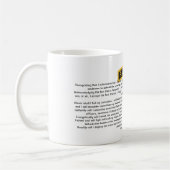 U.S. Armee-Förster-Kredo-Kaffee-Tasse Kaffeetasse (Links)