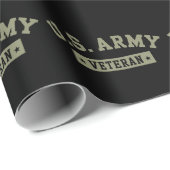 U.S. Army Veteran Veterans America American Flag Geschenkpapier (Rolleneckpunkt)