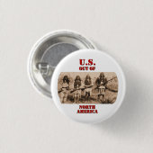 U.S. Aus Nordamerika heraus Button (Vorne & Hinten)