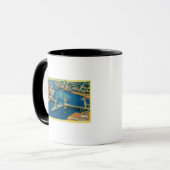 U.S. Battleship durch Portland Tasse (Vorderseite Links)