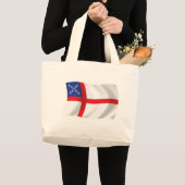 U.S. Bischofsfahne Tote Tag Jumbo Stoffbeutel (Vorderseite (Produkt))