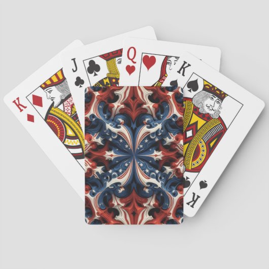 U.S. Blues Spielkarten (Rückseite)