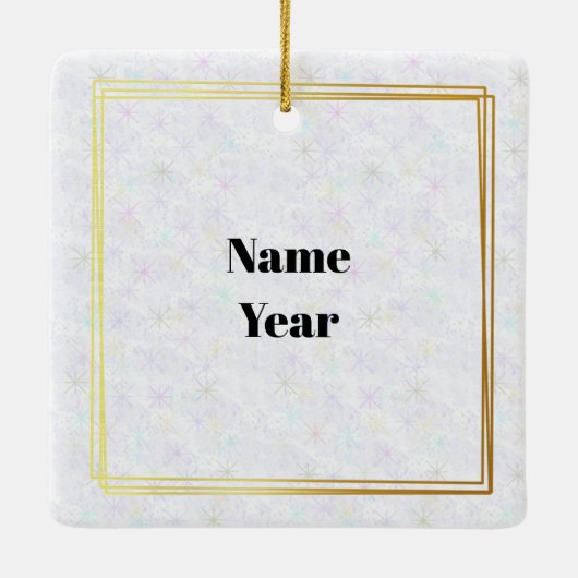 U.S. Border Patrol Agent mit Binoculars Ornament (Rückseite)