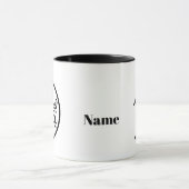 U.S. Border Patrol Agent Silhouette Name Tasse (Zentrum)