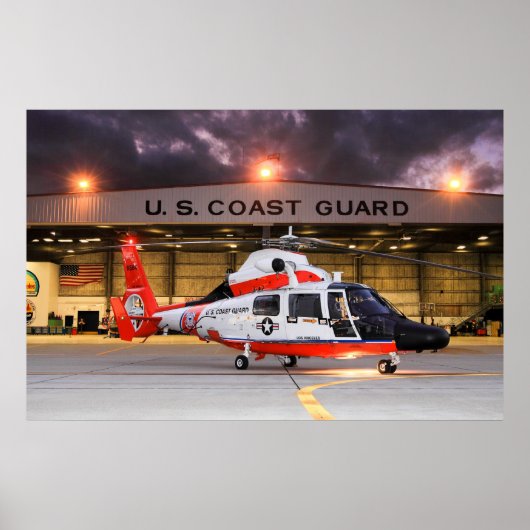 U.S. Coast Guard Hubschrauber Poster (Vorne)
