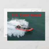 U.S. Coast Guard Postkarte (Vorne/Hinten)