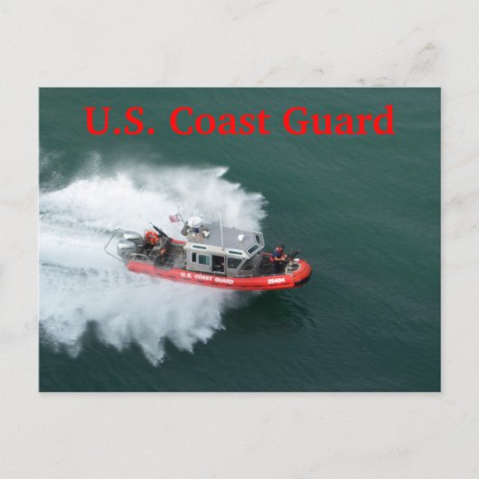 U.S. Coast Guard Postkarte (Vorderseite)