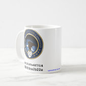 U.S. Cyber-Befehl Kaffeetasse (Vorderseite Links)