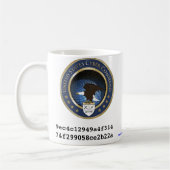 U.S. Cyber-Befehl Kaffeetasse (Links)