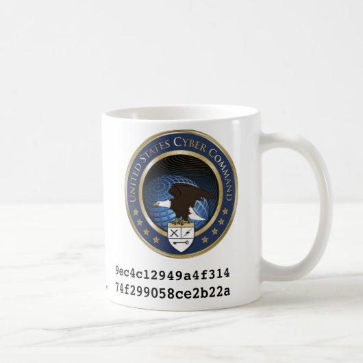 U.S. Cyber-Befehl Kaffeetasse (Rechts)