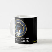 U.S. Cyber-Befehl Kaffeetasse (Vorderseite Links)