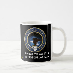 U.S. Cyber-Befehl Kaffeetasse