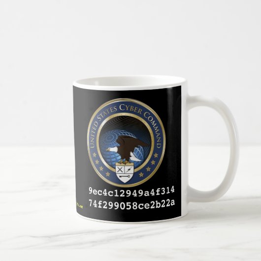 U.S. Cyber-Befehl Kaffeetasse (Rechts)