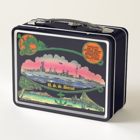 U.S. Detroit CL-8 Lunch Box (Rückseite)