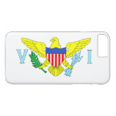 U.S. Die Jungferninseln-Flagge Case-Mate iPhone Hülle (Rückseite (Horizontal))