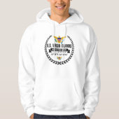 U.S. Die Jungferninseln Hoodie (Vorderseite)