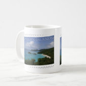 U.S. Die Jungferninseln - Johannes Stamm-Bucht Kaffeetasse (Vorderseite Links)