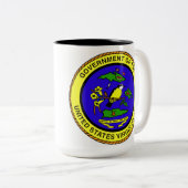 U.S. Die Jungferninseln-Kaffeetasse Zweifarbige Tasse (VorderseiteRechts)