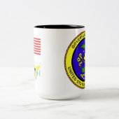 U.S. Die Jungferninseln-Kaffeetasse Zweifarbige Tasse (Mittel)