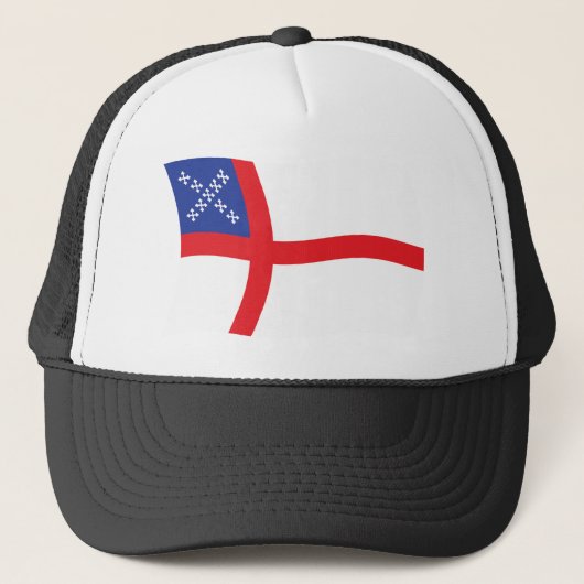 U.S. Episcopal Church Flag Hat Truckerkappe (Vorderseite)