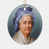 U.S. First Lady Martha Dandridge Custis Washington Keramik Ornament (Links)