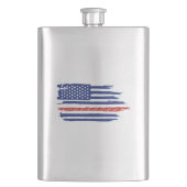 U.S. Flag Cycling Flachmann (Vorderseite)