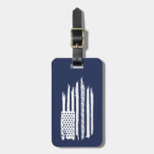 U.S. Flag Cycling Gepäckanhänger (Vorderseite vertikal)