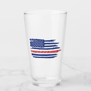U.S. Flag Cycling Glas