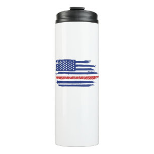 U.S. Flag Cycling Thermosbecher
