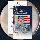 U.S. Flag Militärische Beerdigungskarte Visitenkarte