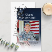 U.S. Flag Militärische Beerdigungskarte Visitenkarte