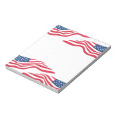 U.S. Flag Notepad Notizblock (Rotiert)