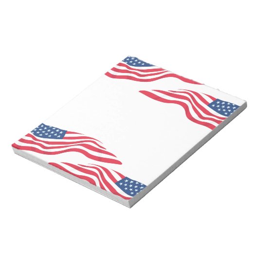 U.S. Flag Notepad Notizblock (Rotiert)