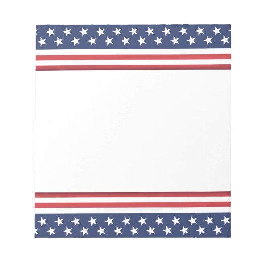 U.S. Flag Notepad Notizblock (Vorderseite)