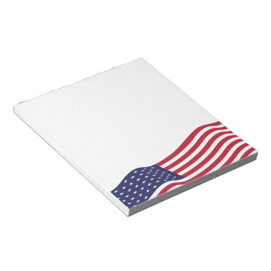 U.S. Flag Notepad Notizblock (angewinkelt)