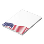 U.S. Flag Notepad Notizblock (Rotiert)