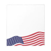 U.S. Flag Notepad Notizblock (Vorderseite)