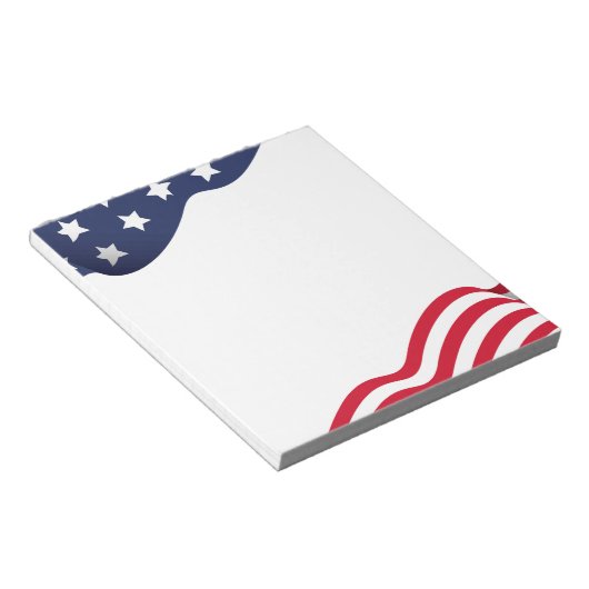 U.S. Flag Notepad Notizblock (angewinkelt)