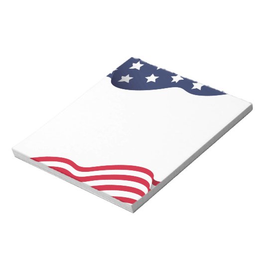 U.S. Flag Notepad Notizblock (Rotiert)