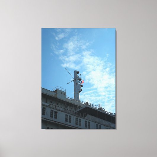 U.S.-Flagge auf den US-Staaten Leinwanddruck (Vorderseite)