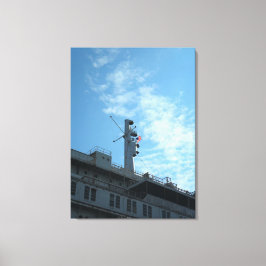 U.S.-Flagge auf den US-Staaten Leinwanddruck