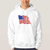 U.S. Flagge Hoodie (Vorderseite)